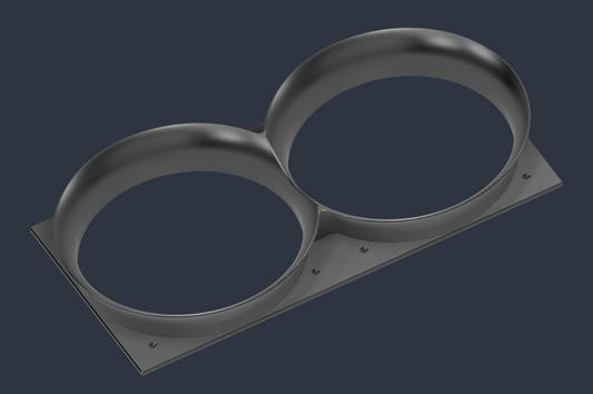 Dual 200mm (400mm) Velocity Stack STL