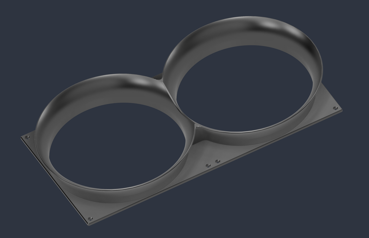 Dual 200mm (400mm) Velocity Stack STL