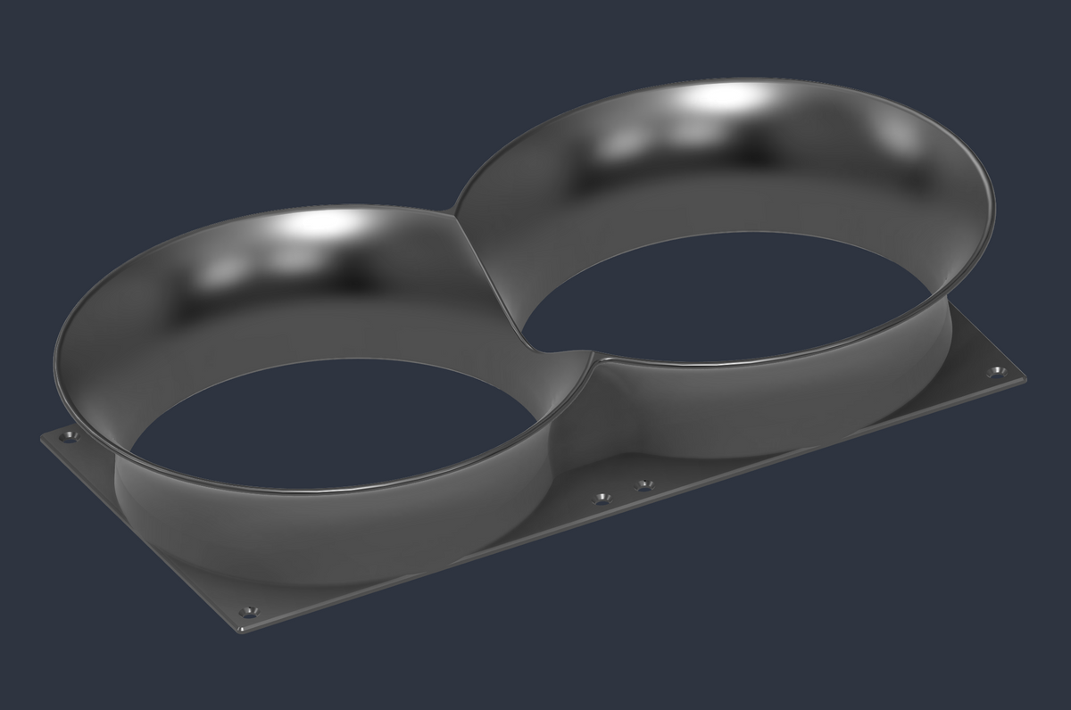 280mm Velocity Stack STL
