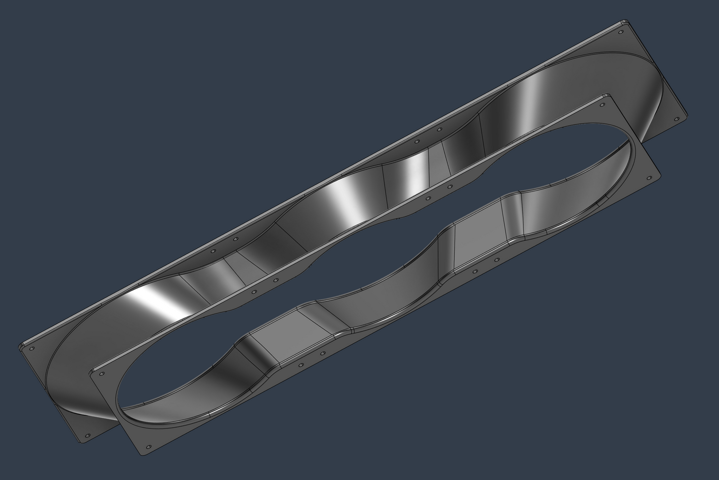 360mm to 420mm Inlet Adapter STL