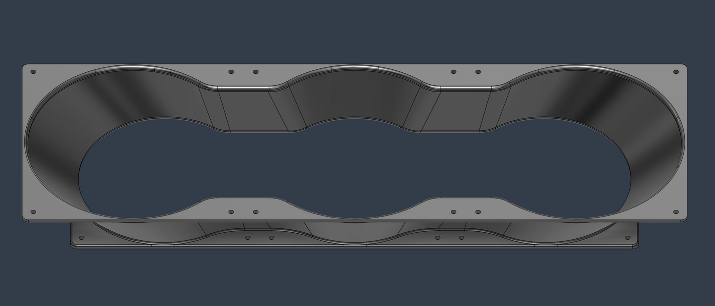 360mm to 420mm Inlet Adapter STL