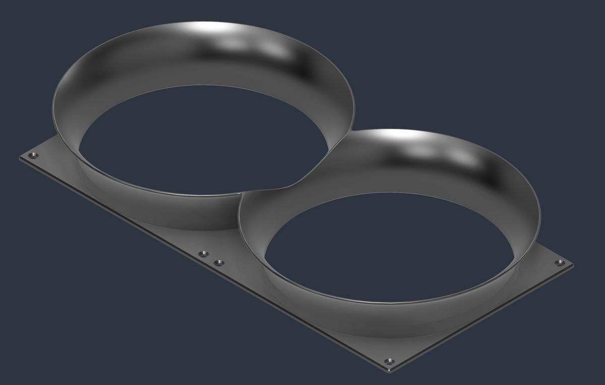 Dual 180mm Velocity Stack STL