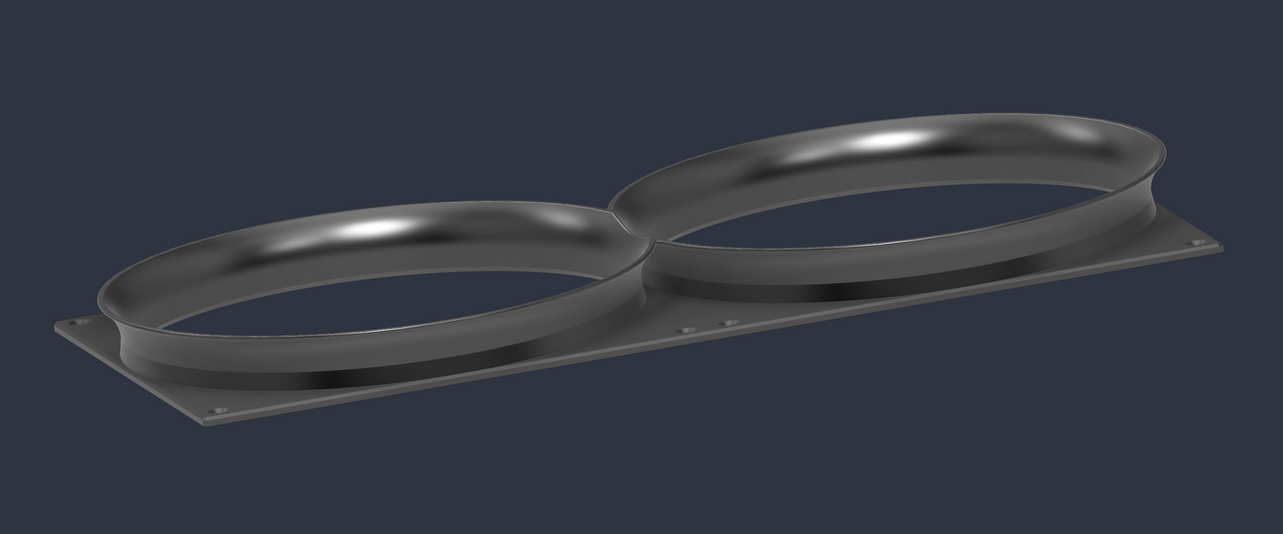 Dual 180mm Velocity Stack STL