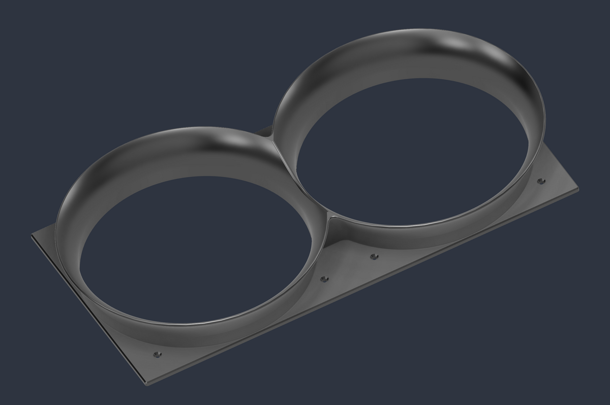 Dual 200mm (400mm) Velocity Stack STL
