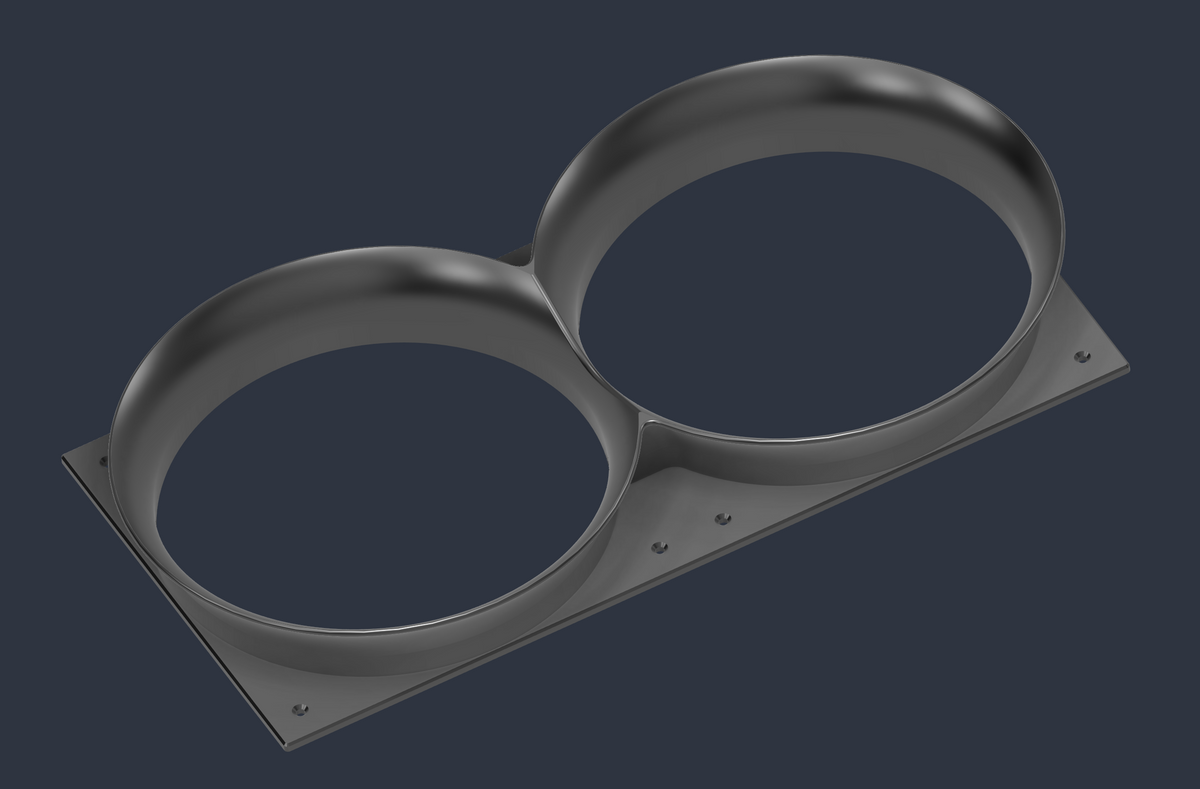 Dual 200mm (400mm) Velocity Stack STL