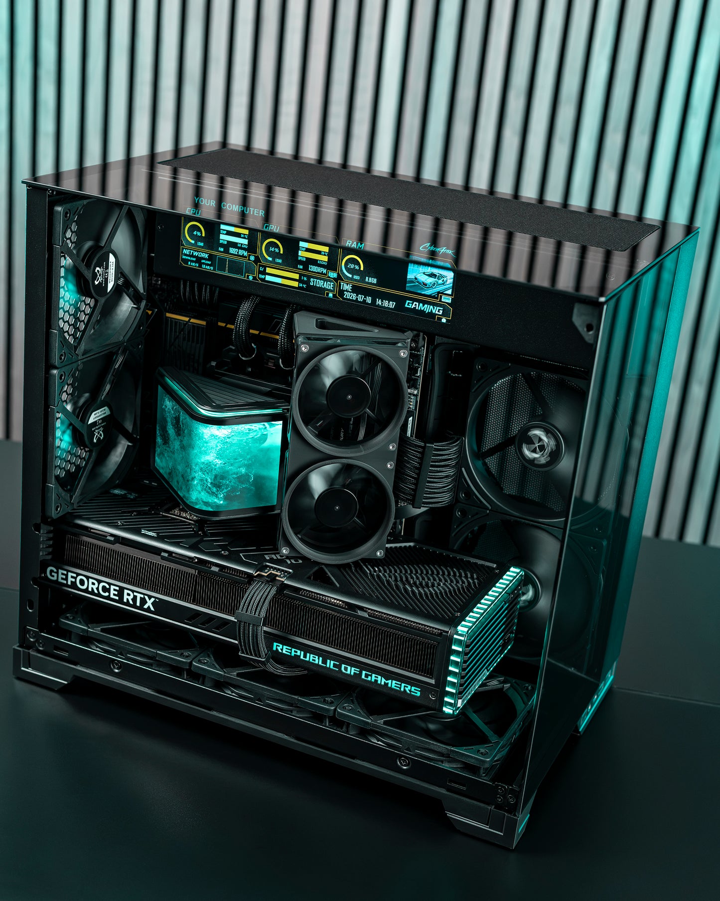 OFST - Dual 80mm Fan Offset RAM Cooler STL