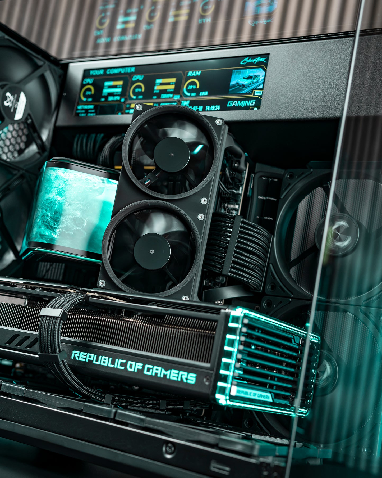 OFST - Dual 80mm Fan Offset RAM Cooler STL