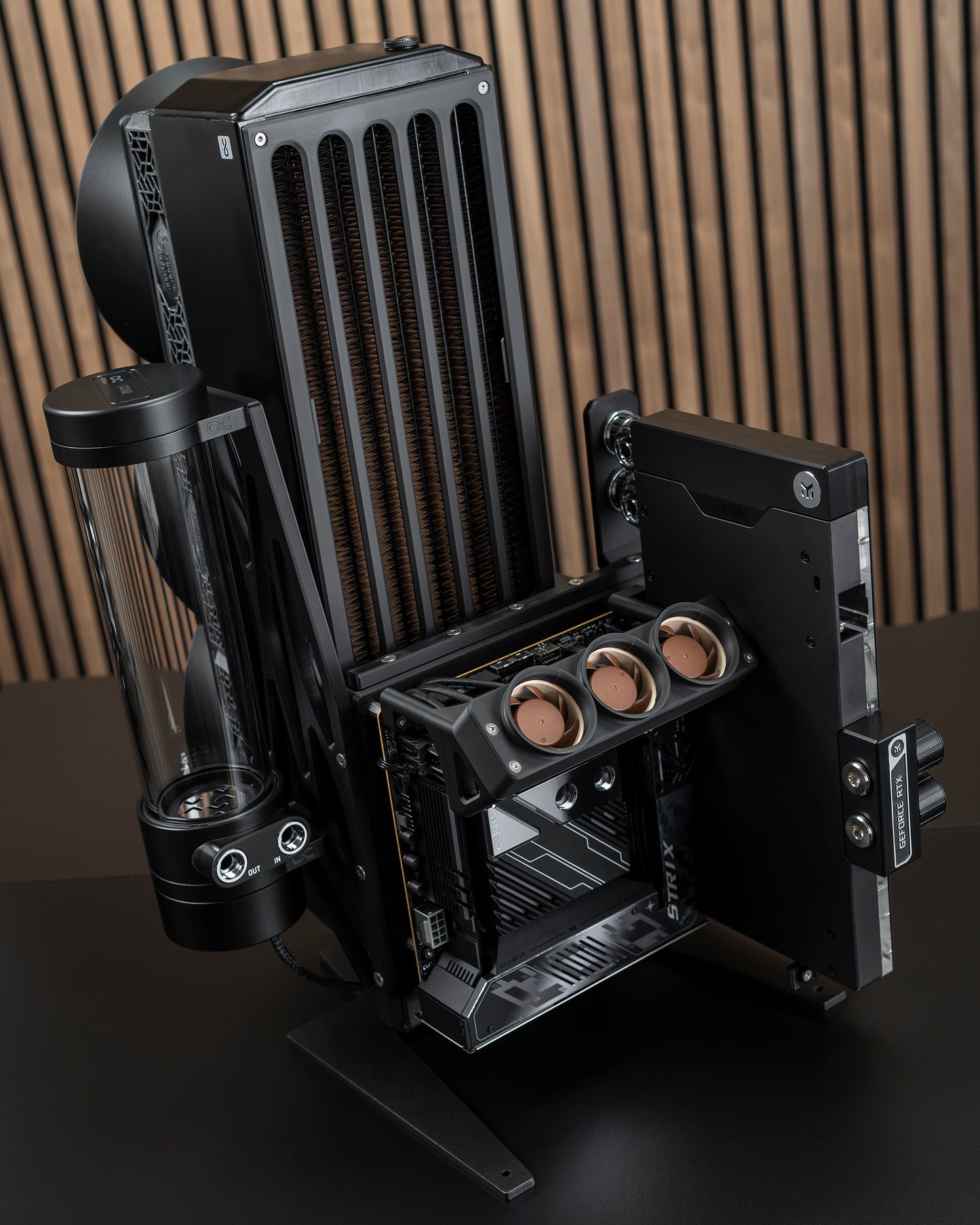 ITX OFST - Triple 40mm Fan Offset RAM Cooler STL
