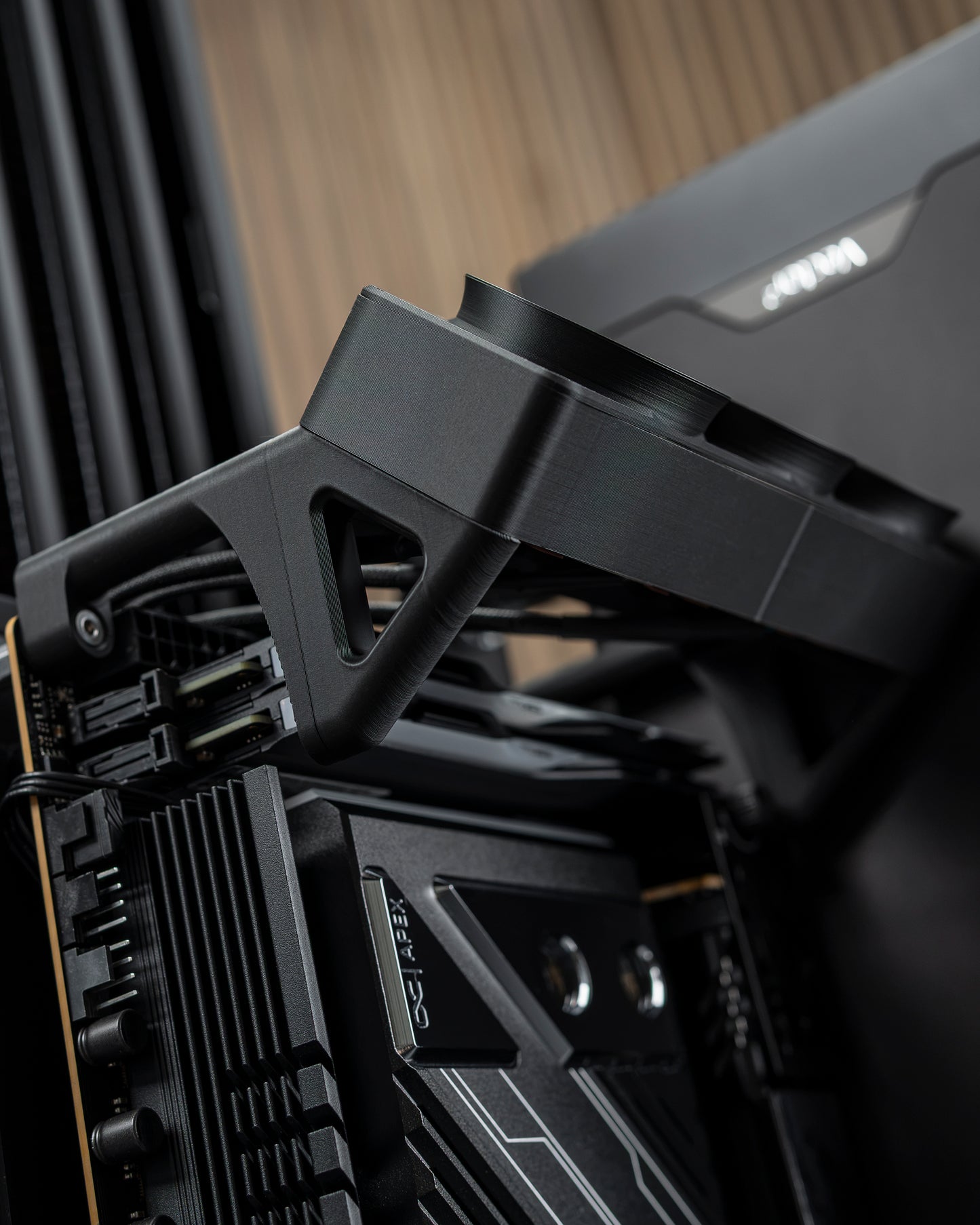 ITX OFST - Triple 40mm Fan Offset RAM Cooler STL